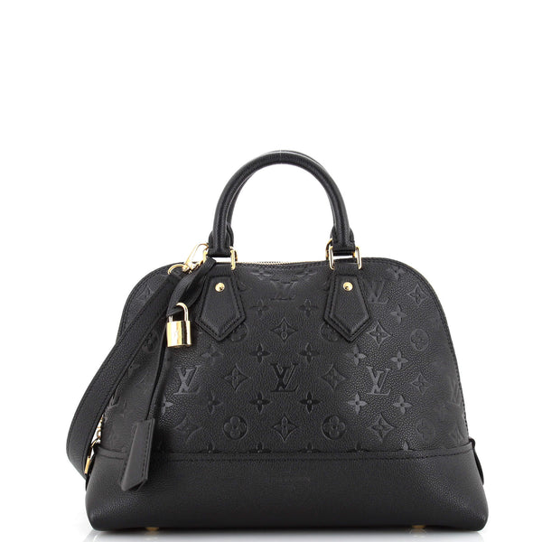 Louis Vuitton Neo Alma Handbag Monogram Empreinte Leather PM Black 218235147