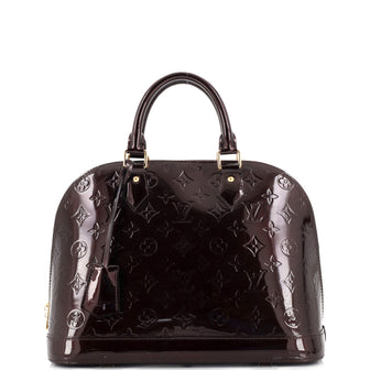 Louis Vuitton Alma Handbag Monogram Vernis PM