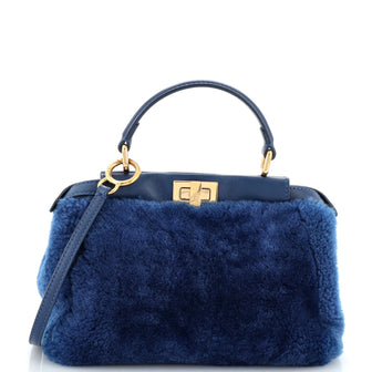 Fendi Peekaboo Bag Shearling Mini
