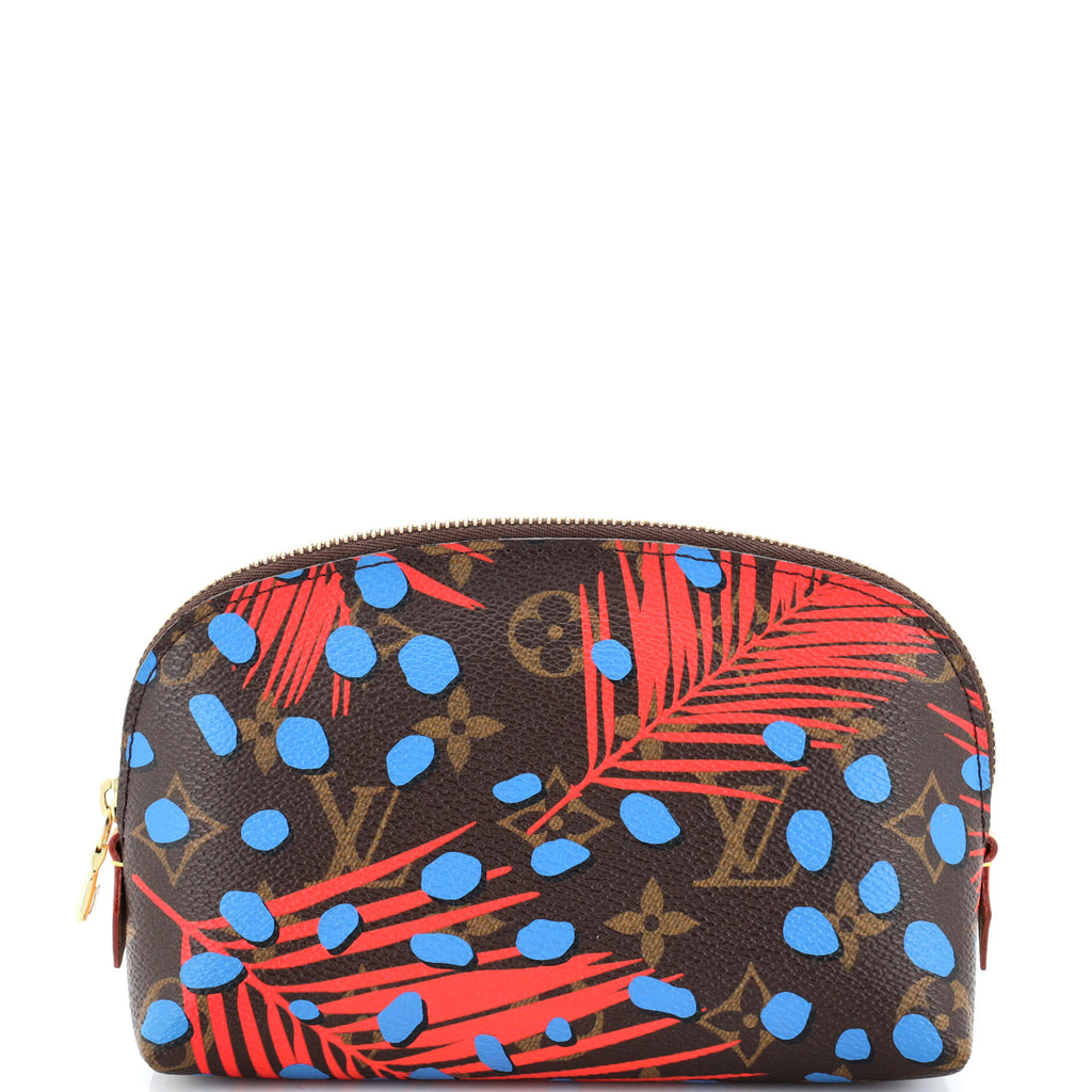 Louis Vuitton Cosmetic Pouch Limited Edition Monogram Jungle Dots