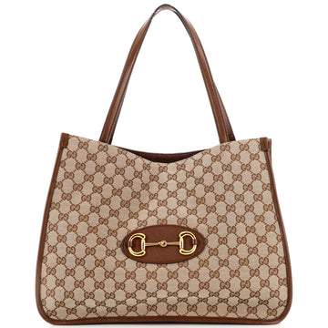 Gucci Horsebit 1955 Tote GG Canvas Medium