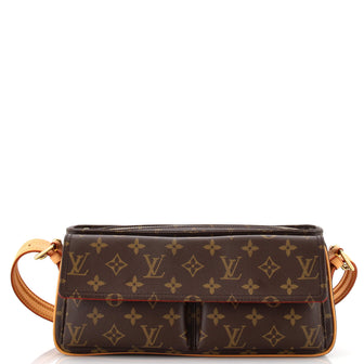 Louis Vuitton Viva Cite Handbag Monogram Canvas MM