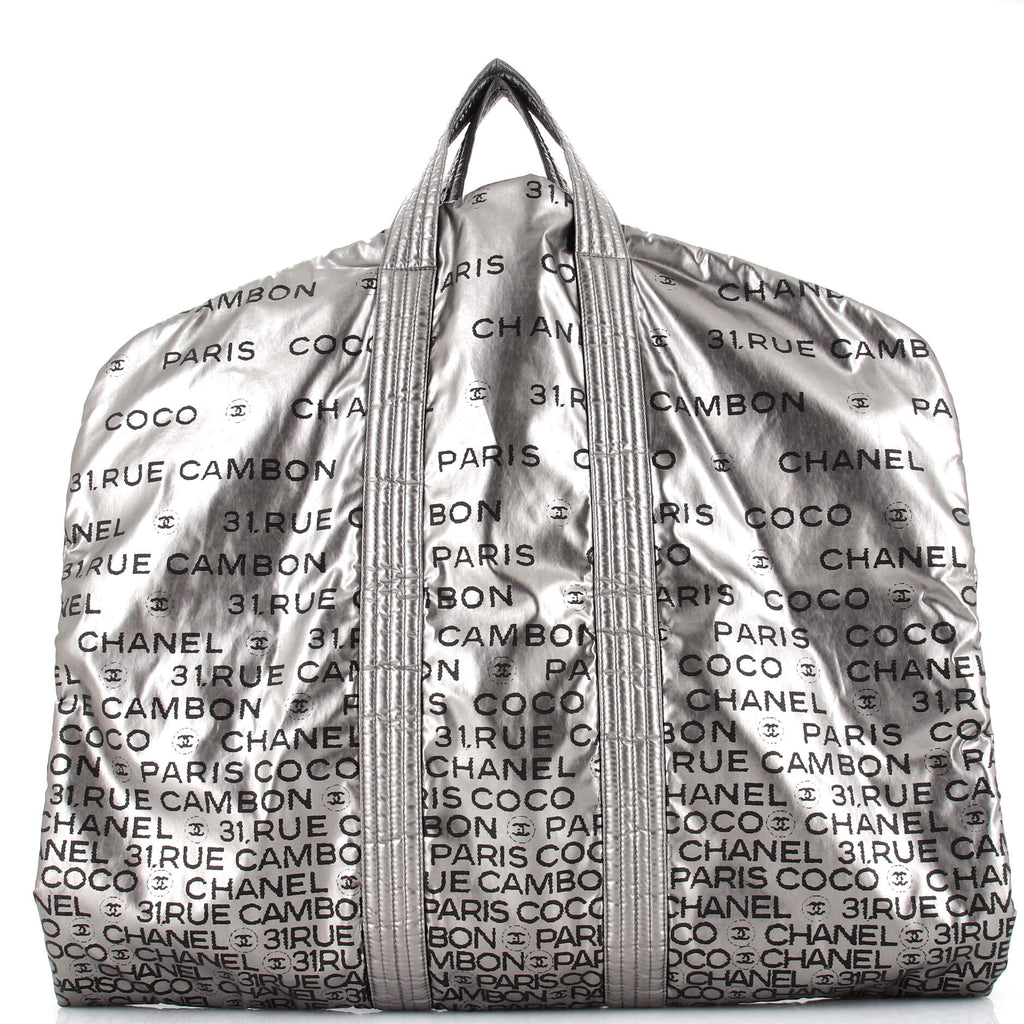 Chanel Unlimited Garment Travel Bag Printed Nylon Print 218235235