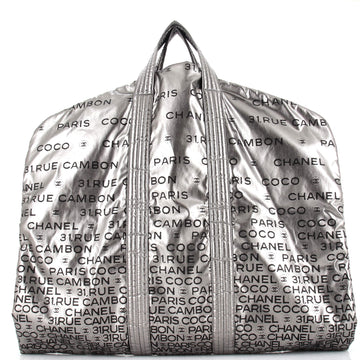 Chanel Unlimited Garment Travel Bag Printed Nylon