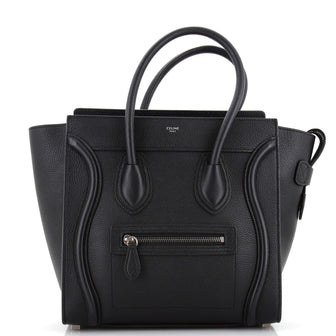 Celine Luggage Bag Grainy Leather Micro