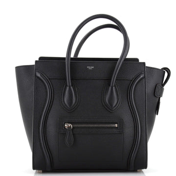 Celine Luggage Bag Grainy Leather Micro