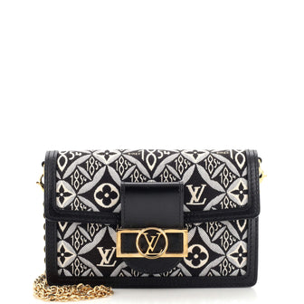 Louis Vuitton Dauphine Chain Wallet Limited Edition Since 1854 Monogram Jacquard