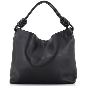Loewe Flamenco Knot Hobo Leather