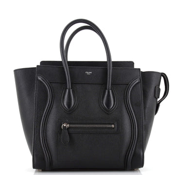 Celine Luggage Bag Grainy Leather Micro