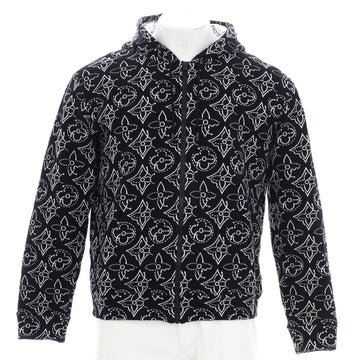 Louis Vuitton x NBA Men's Strategic Flower Hoodie Quilted Cotton Blend