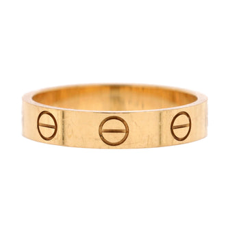Cartier Love Wedding Band Ring 18K Yellow Gold