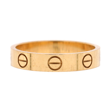 Cartier Love Wedding Band Ring 18K Yellow Gold
