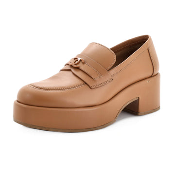 Chanel Women's CC Platform Loafers Leather