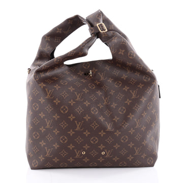 Louis Vuitton Atlantis Handbag Monogram Canvas MM Brown 2183101