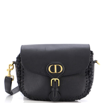 Christian Dior Bobby Flap Bag Leather Medium