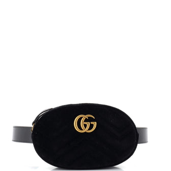 Gucci GG Marmont Belt Bag Matelasse Velvet