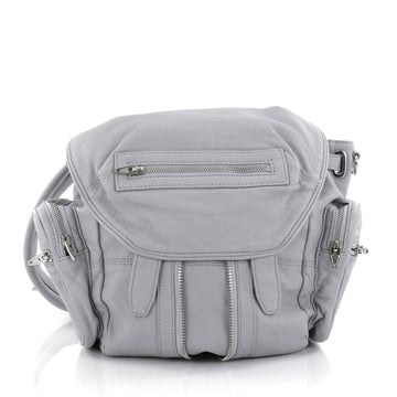 Alexander Wang Marti Backpack Leather Mini Blue 2183303