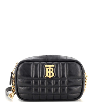 Burberry Lola Camera Bag Quilted Leather Mini