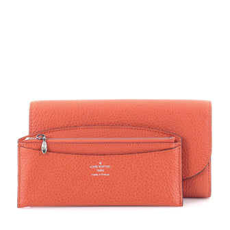 Louis Vuitton Vivienne LV Wallet Taurillon Leather Long Orange 2183501