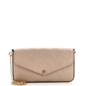 Louis Vuitton Felicie Pochette Monogram Empreinte Leather