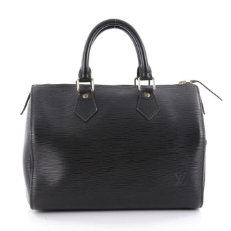 Louis Vuitton Speedy Handbag Epi Leather 25 Black 2183901