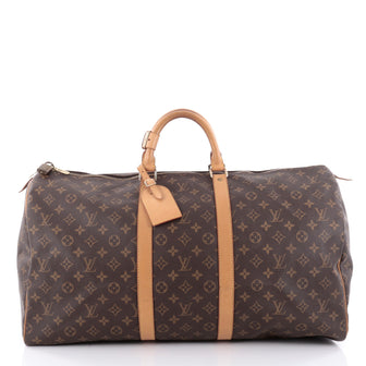 Louis Vuitton Keepall Bag Monogram Canvas 55 Brown 2184001