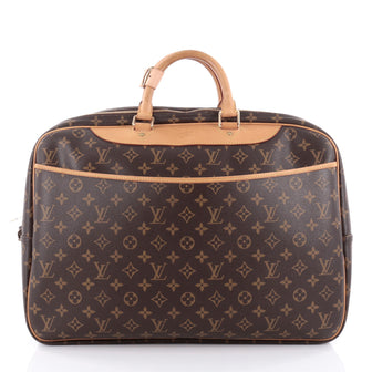 Louis Vuitton Alize Bag Monogram Canvas 24 Heures Brown 2184003