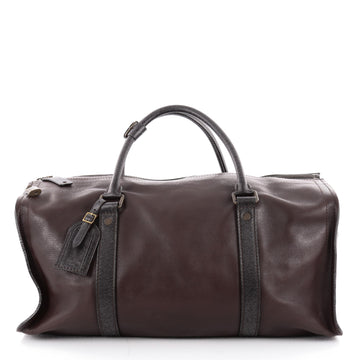 Louis Vuitton Commanche Handbag Utah Leather Brown 2184004