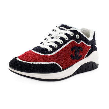 Chanel Women's CC Sneakers Terry Cloth