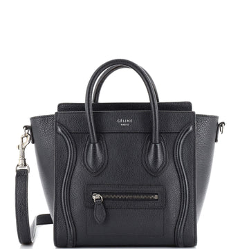 Celine Luggage Bag Grainy Leather Nano