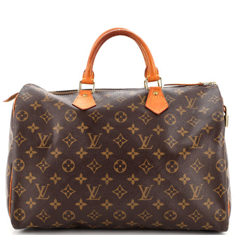 Louis Vuitton Speedy Handbag Monogram Canvas 35