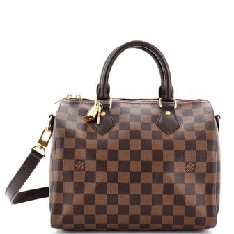 Louis Vuitton Speedy Bandouliere Bag Damier 25