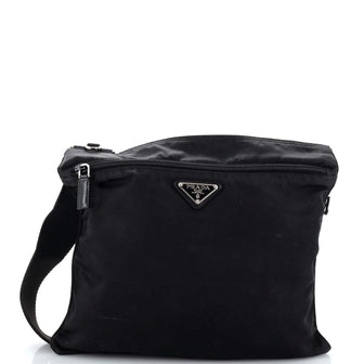 Prada Flat Messenger Bag Tessuto Small