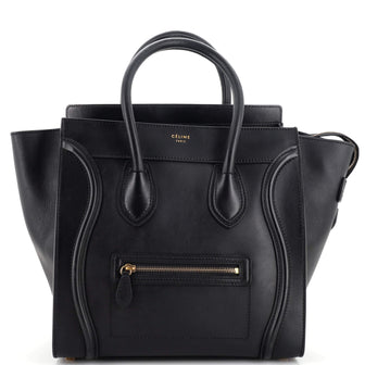 Celine Luggage Bag Smooth Leather Mini