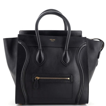 Celine Luggage Bag Smooth Leather Mini