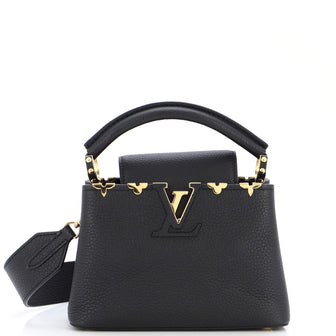 Louis Vuitton LV Capucine new Black Leather ref.359173 - Joli Closet