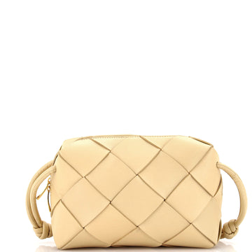 Bottega Veneta Cassette Camera Crossbody Bag Maxi Intrecciato Leather Small