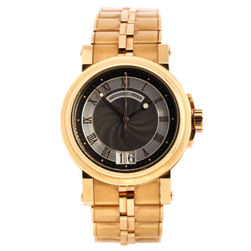 Breguet Marine Big Date Automatic Watch Rose Gold 39