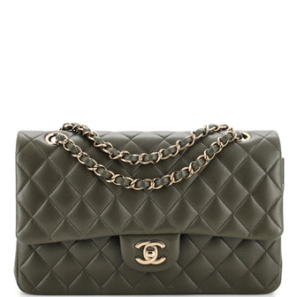 Chanel Classic Double Flap Bag Quilted Lambskin Medium
