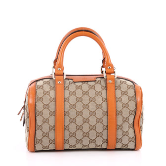 Gucci Convertible Joy Boston Bag GG Canvas Small Brown 2185403