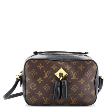 Louis Vuitton Saintonge Handbag Monogram Canvas with Leather