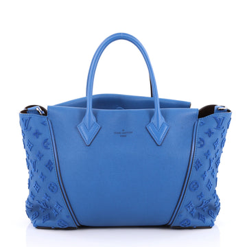 Louis Vuitton W Tote Veau Cachemire Calfskin PM Blue