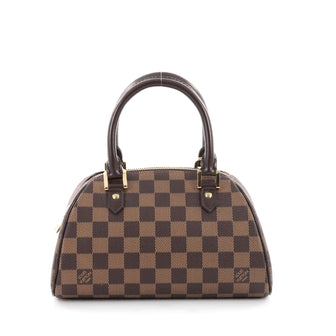 Louis Vuitton Ribera Handbag Damier Mini Brown