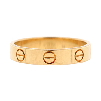 Cartier Love Wedding Band Ring 18K Yellow Gold