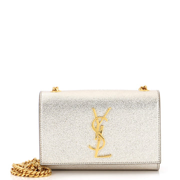 Saint Laurent Classic Monogram Crossbody Bag Grainy Leather Small