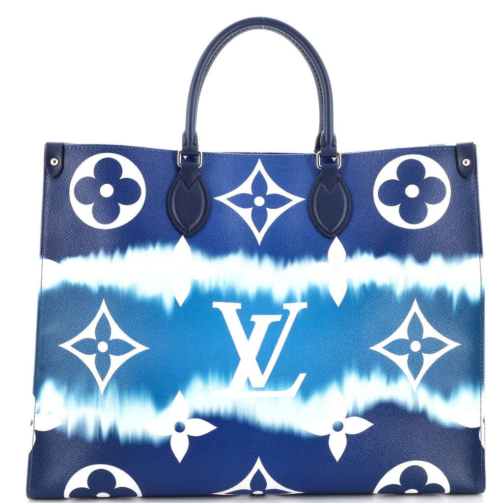 Louis Vuitton, Bags, Lv Escale Gm Blue On The Go Limited Edition