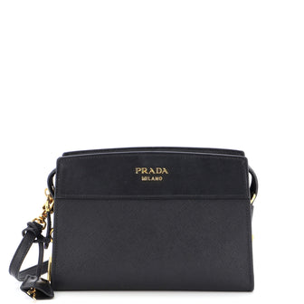 Prada Esplanade Crossbody Bag Saffiano with City Calf Small