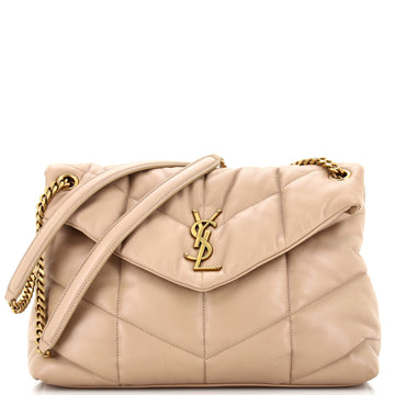 Saint Laurent Loulou Puffer Shoulder Bag Quilted Leather Medium
