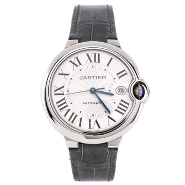 Cartier Ballon Bleu de Cartier Automatic Watch Stainless Steel and Alligator 40