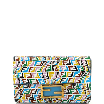 Fendi Baguette Crossbody Bag Vertigo Zucca Leather